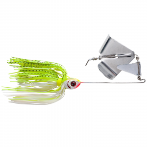 Image of Booyah Baits Buzz | Chartreuse Pearl White/White Chartreuse; 1/4 oz.