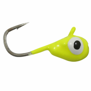 Image of Northland Tungsten Mud Bug Jig | Glo Chartreuse; 1/16 oz.