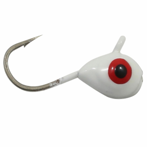 Image of Northland Tungsten Mud Bug Jig | Glo White; 1/16 oz.