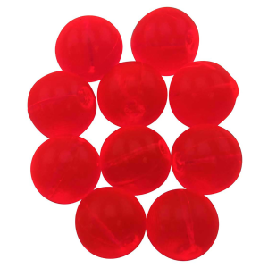 Image of BnR Tackle Soft Beads | Red; 12 mm