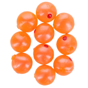 Image of BnR Tackle Soft Beads | Creamsicle Stinkeye; 14 mm