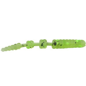 Image of ADK Custom Jigs Finesse Worm Plastic Soft Baits | Chartreuse Green