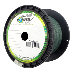 Image of PowerPro Braided Spectra Fiber Line | Moss Green; 3000 yds.; 15 lb.