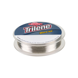Image of Berkley Trilene Micro Ice Monofilament Ice Line | 4 lb.; Clear Steel; 110 yds.