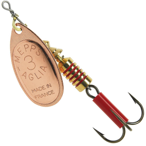 Image of Mepps Plain Aglia Spinner | Copper; 1/2 oz.