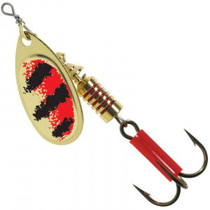 Image of Mepps Plain Aglia Spinner | Red/Black; 1/3 oz.