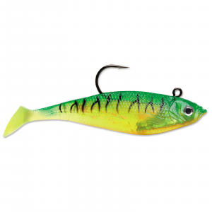 Image of Storm WildEye Swim Shad | Fire Tiger; 4 in.