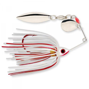 Image of Strike King Bleeding Bait Mini-King Spinnerbait | White; 1/8 oz.