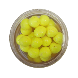 Image of Berkley PowerBait Magnum Garlic Power Eggs | Fluorescent Yellow; 0.5 oz.