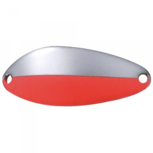 Image of ACME Tackle Little Cleo Spoon | Nickel Fire Stripe; 3/4 oz.
