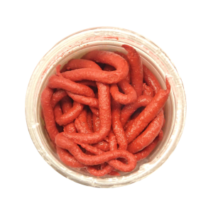 Image of Berkley Gulp! Earthworms | Red Wiggler; 1.1 oz. jar