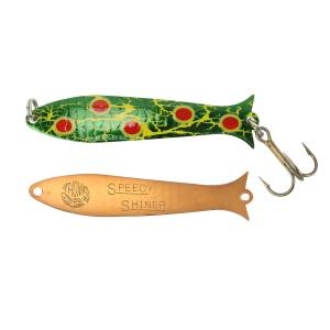 Image of Thomas Speedy Shiner Spoon | Red Dot Frog; 3/8 oz.