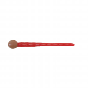 Image of Berkley PowerBait Floating Mice Tails | Natural/Fluorescent Red ; 3 in.