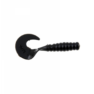 Image of Berkley PowerBait Power Grubs | Black; 2 in.