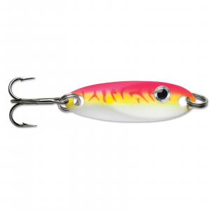 Image of VMC Flash Champ Spoon | Glow Pink Fire UV; 1/32 oz.