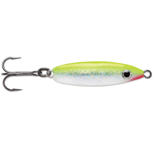 Image of VMC Rattle Spoon | Glow Chartreuse Shiner; 1/16 oz.
