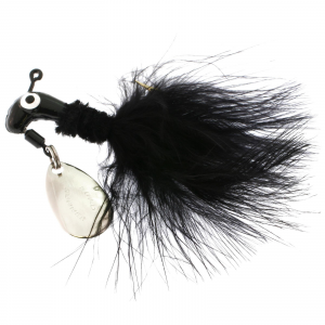 Image of Road Runner Original Marabou Jigs | Black; 1/16 oz.