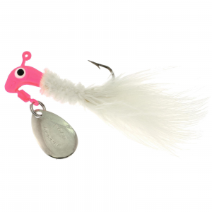 Image of Road Runner Original Marabou Jigs | Pink/White; 1/16 oz.