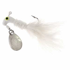 Image of Road Runner Original Marabou Jigs | White; 1/16 oz.