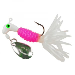 Image of Road Runner Crappie Tamer Jigs | Hot Lips (White/Pink/Pearl); 1/16 oz.