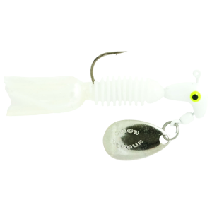 Image of Road Runner Crappie Tamer Jigs | White/White/Pearl; 1/16 oz.