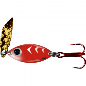 Image of PK Lures Predator Spoon | Red Glow; 1/16 oz.