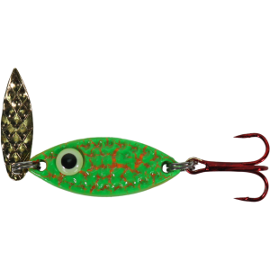 Image of PK Lures Predator Spoon | Crackle Green Glow; 1/16 oz.