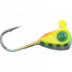 Image of Clam Dave Genz Drop-Kick Jig | Chartreuse/Blue Glow Bar; 8