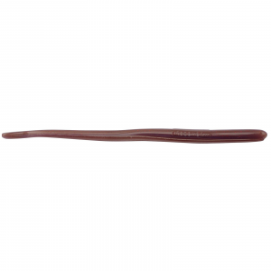 Image of Roboworm Straight Tail Worms | Oxblood Light Red Flake; 6 in.