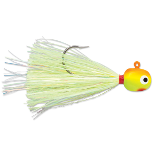 Image of VMC Hot Skirt Glow Jig | Chartreuse Orange; 1/32 oz.