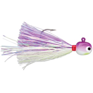 Image of VMC Hot Skirt Glow Jig | Purple Albino; 1/32 oz.