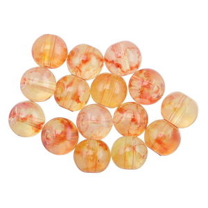 Image of Creek Candy Bead Company Sinkz Beads | Clearwater Candy Corn; 8 mm