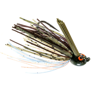 Image of Z-Man CrossEyeZ Power Finesse Jig | Pond Scum; 1/4 oz.