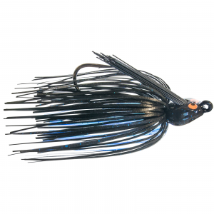 Image of Z-Man CrossEyeZ Snakehead Swim Jig | Black Blue; 1/4 oz.