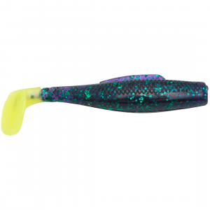 Image of Z-Man MinnowZ Soft Swimbait | Purple Chartreuse Tail; 3 in.