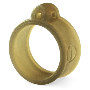 Image of VMC Crossover Rings for Neko and Wacky Rigging | Green Pumpkin; 3 mm