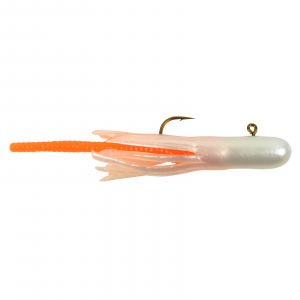 Image of Berkley PowerBait Pre-Rigged Atomic Teasers | Pearl Orange; 1/32 oz.