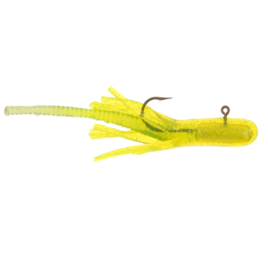 Image of Berkley PowerBait Pre-Rigged Atomic Teasers | Chartreuse Silver Fleck; 1/16 oz.