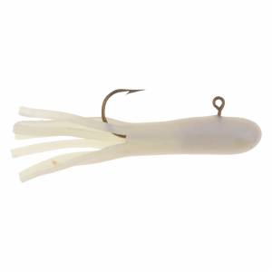 Image of Berkley PowerBait Pre-Rigged Atomic Tubes | Pearl; 1/32 oz.