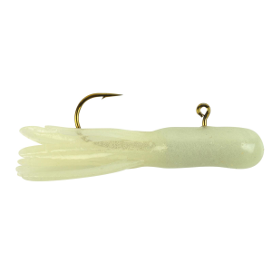 Image of Berkley PowerBait Pre-Rigged Atomic Tubes | Glow; 1/16 oz.