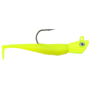 Image of Dynamic Lures Micro Attack Soft Swim Jig | Chartreuse; 1.5 in.