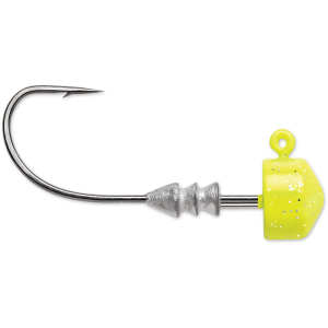 Image of VMC Ned Rig Jig Heads | Chartreuse; 1/8 oz.