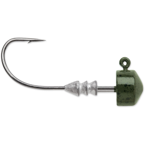 Image of VMC Ned Rig Jig Heads | Green Pumpkin; 3/16 oz.
