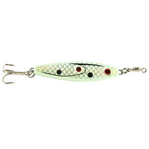Image of Bink's Many Shad Spoon | White Glow; 1 oz.