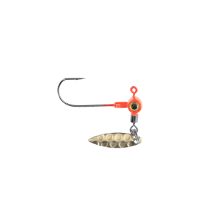 Image of Strike King Mr. Crappie Sausage Head - Under Spin | Orange; 1/16 oz.