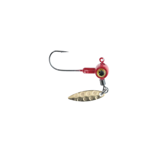 Image of Strike King Mr. Crappie Sausage Head - Under Spin | Flo Red; 1/16 oz.
