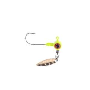 Image of Strike King Mr. Crappie Sausage Head - Under Spin | Chartreuse; 1/8 oz.