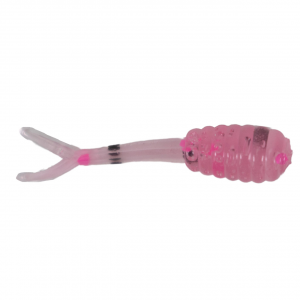 Image of ADK Custom Jigs Ice Fluke Plastic Soft Baits | Pink