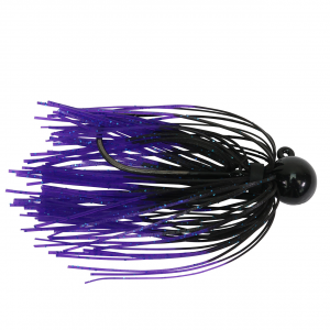 Image of BnR Tackle Twitching Jigs | Purple Black; 3/8 oz.