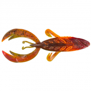 Image of Big Bite Baits Fighting Frog | Green Pumpkin Flamethrower; 4 in.